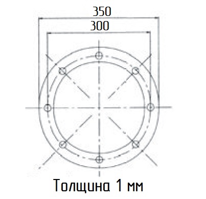 Размеры прокладки GL350