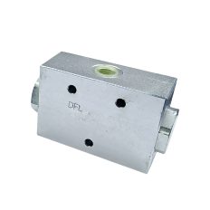 V1023-DFL10-20 - Делитель потока, трубный монтаж, вход 3/8" - выход 3/8", 250 бар, 10-20 л/мин
