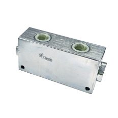 V1028-DFL80-100 - Делитель потока, трубный монтаж, вход 3/4" - выход 1/2", 250 бар, 80-100 л/мин